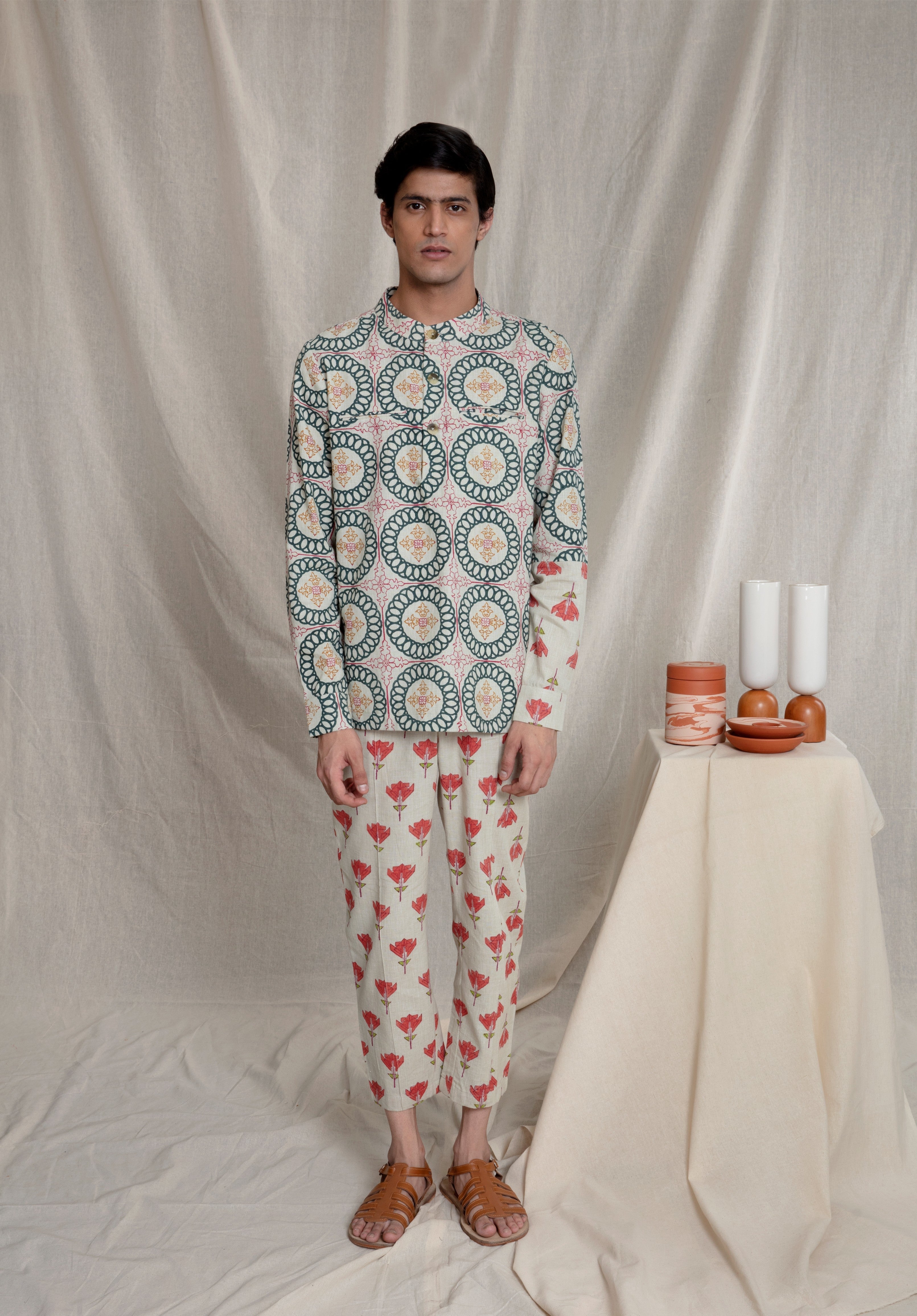 Anushe Pirani Mens Pullover Shirt