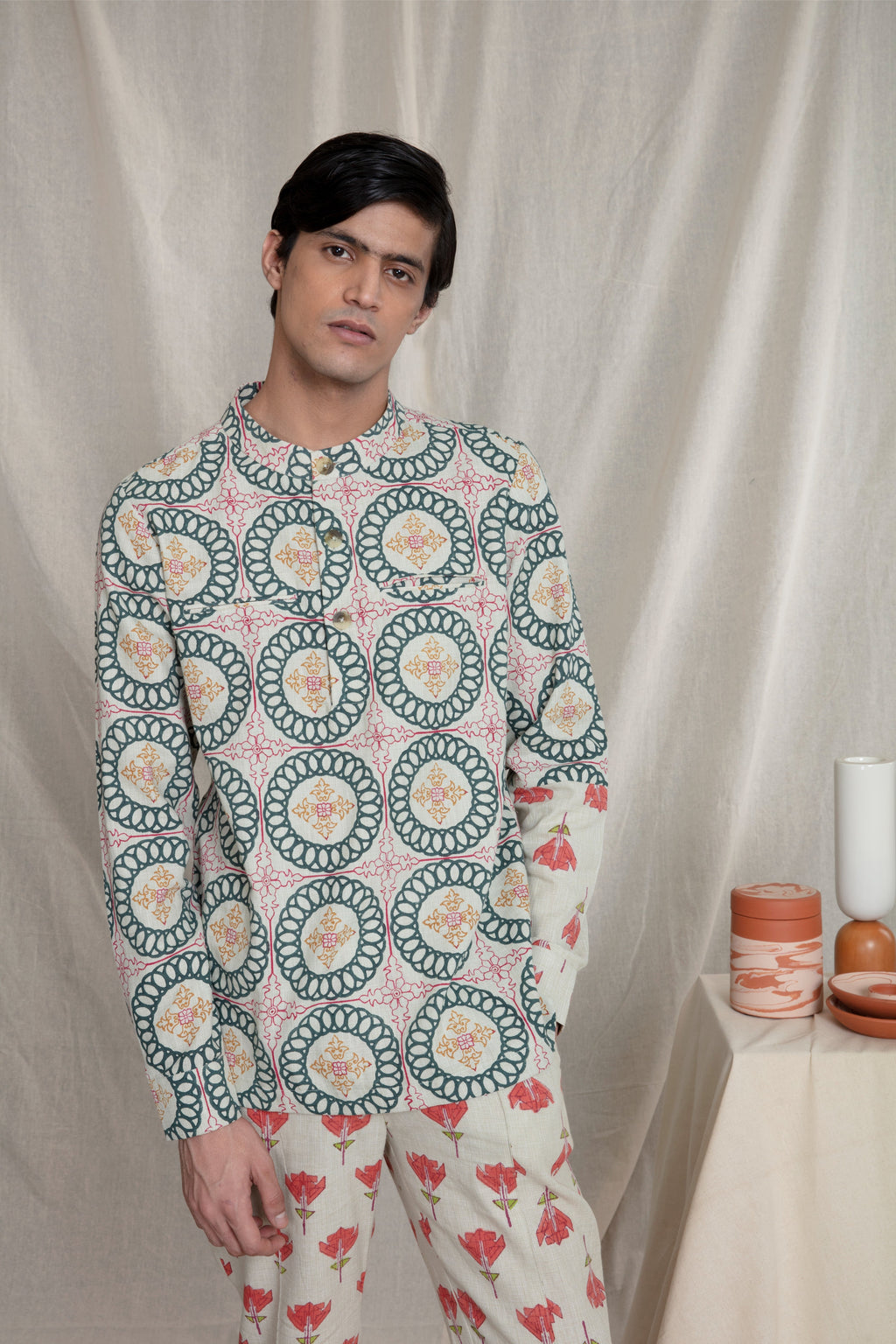 Anushe Pirani Mens Pullover Shirt