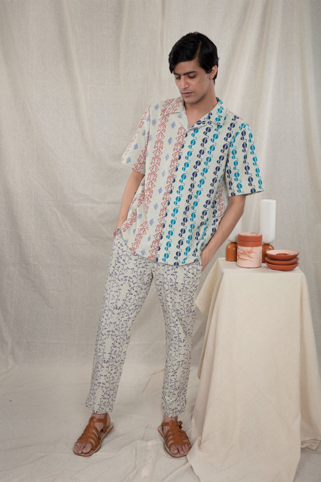 Anushe Pirani Mens Print Play Shirt