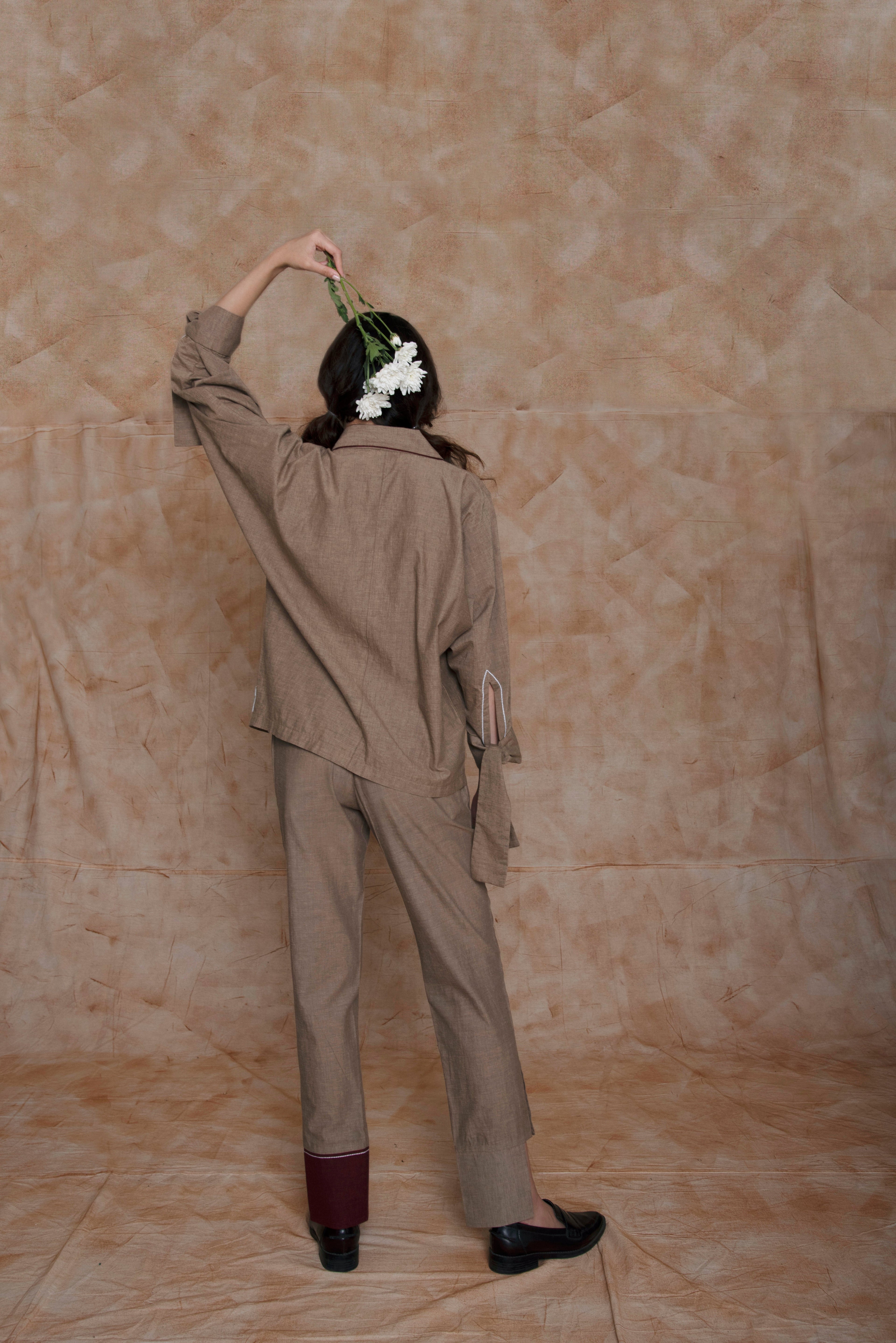 Anushe Pirani Women's Volume Sleeves Shirt