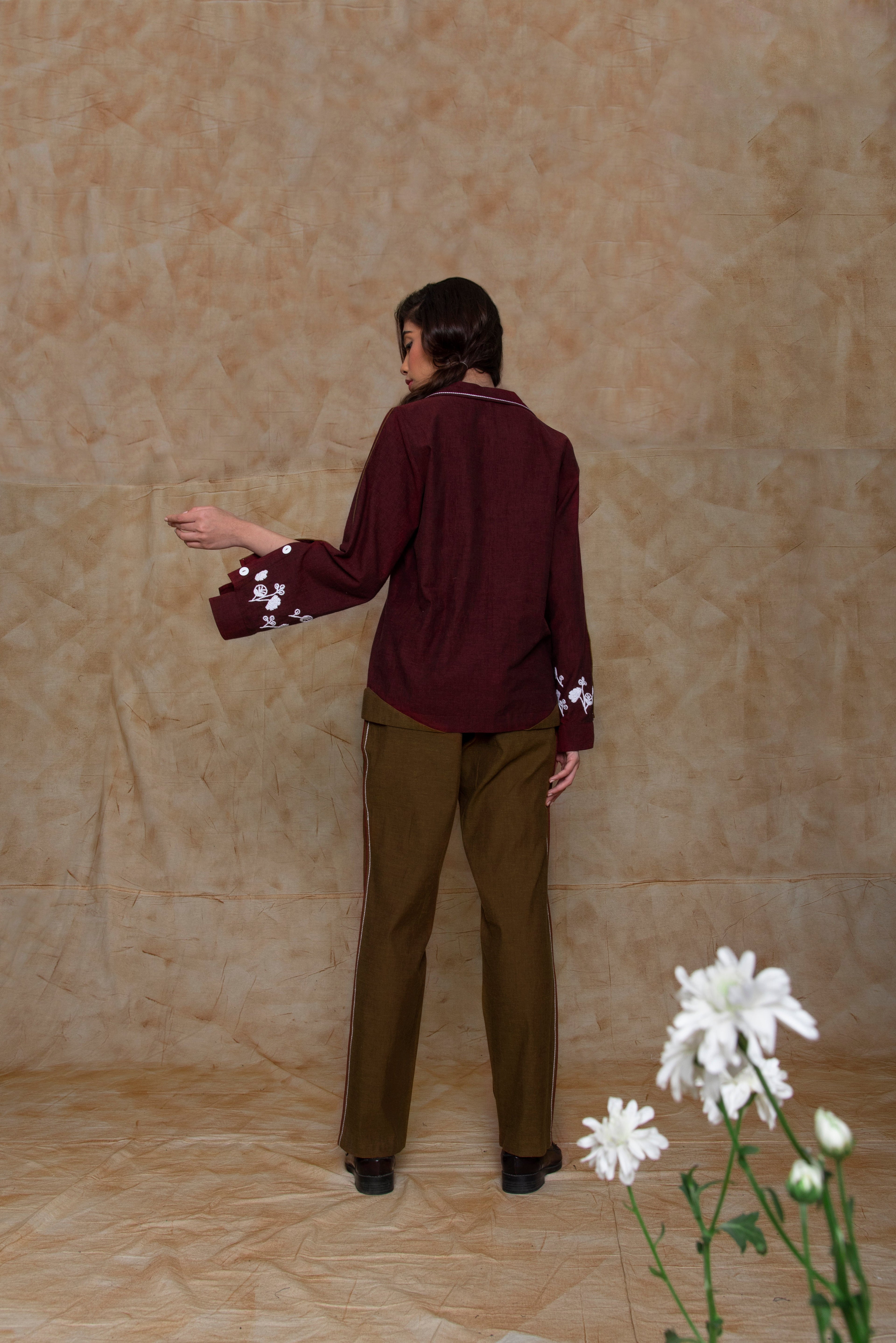 Anushe Pirani Women's Double Pleat Pants