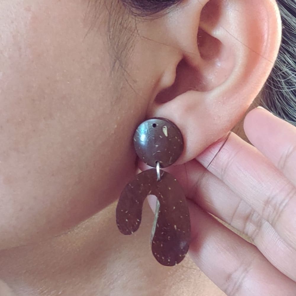 ONEarth Coconut Shell Earrings