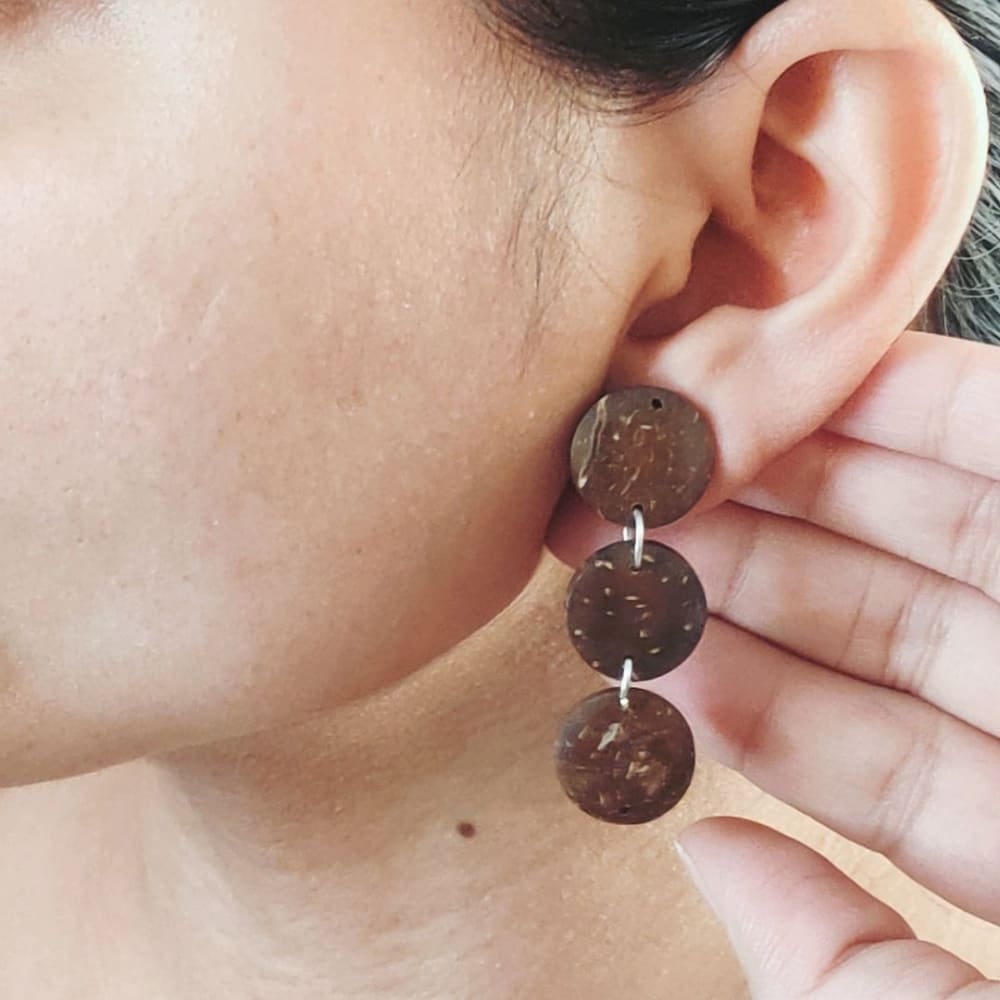 ONEarth Coconut Shell Earrings
