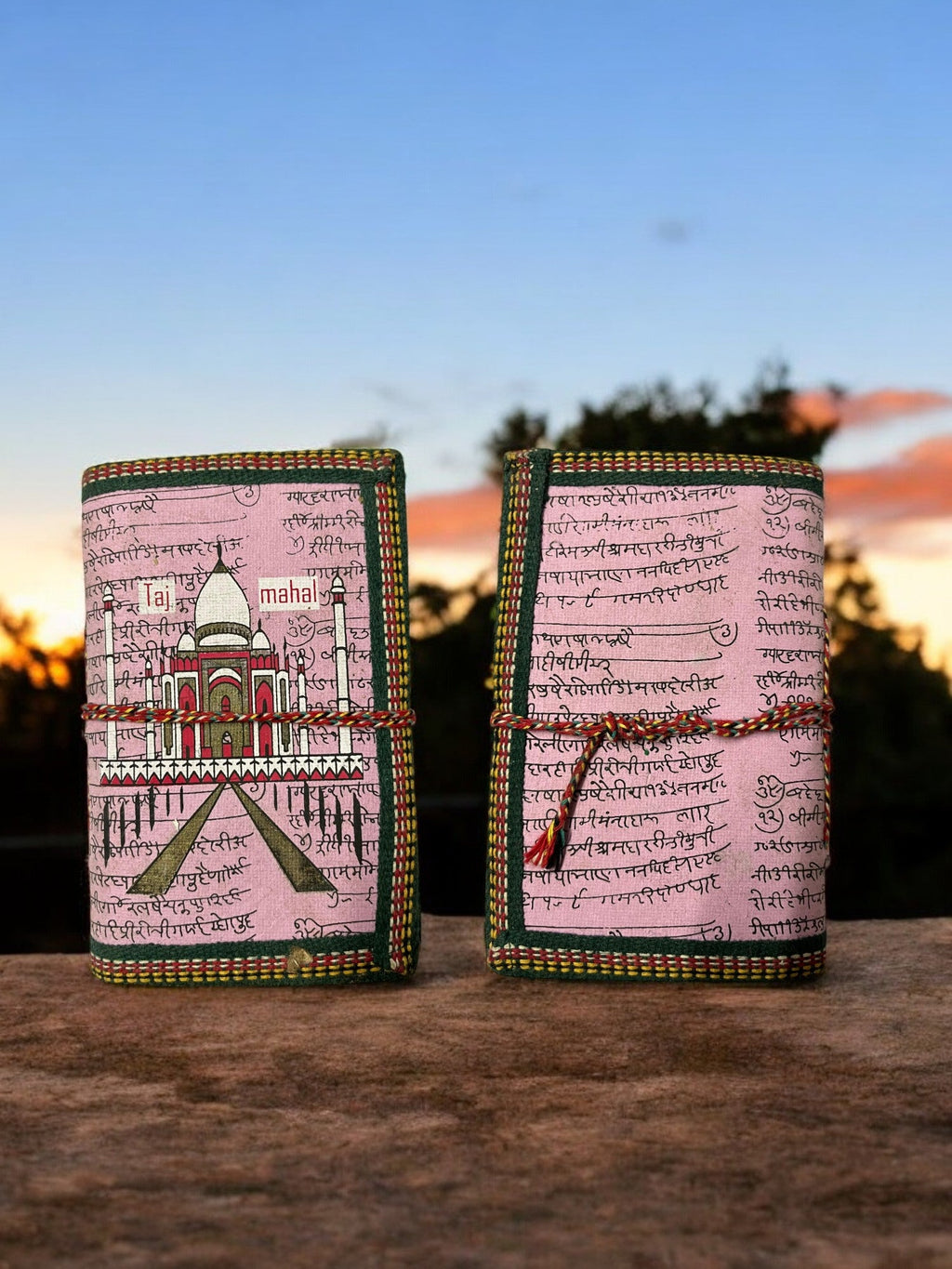 ONEarth Recycled Paper Bahi-Khata Journal Taj Mahal