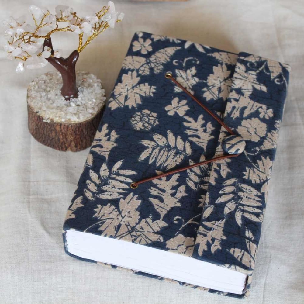 ONEarth Recycled Paper Vintage Journal (BLUE) - Jumbo