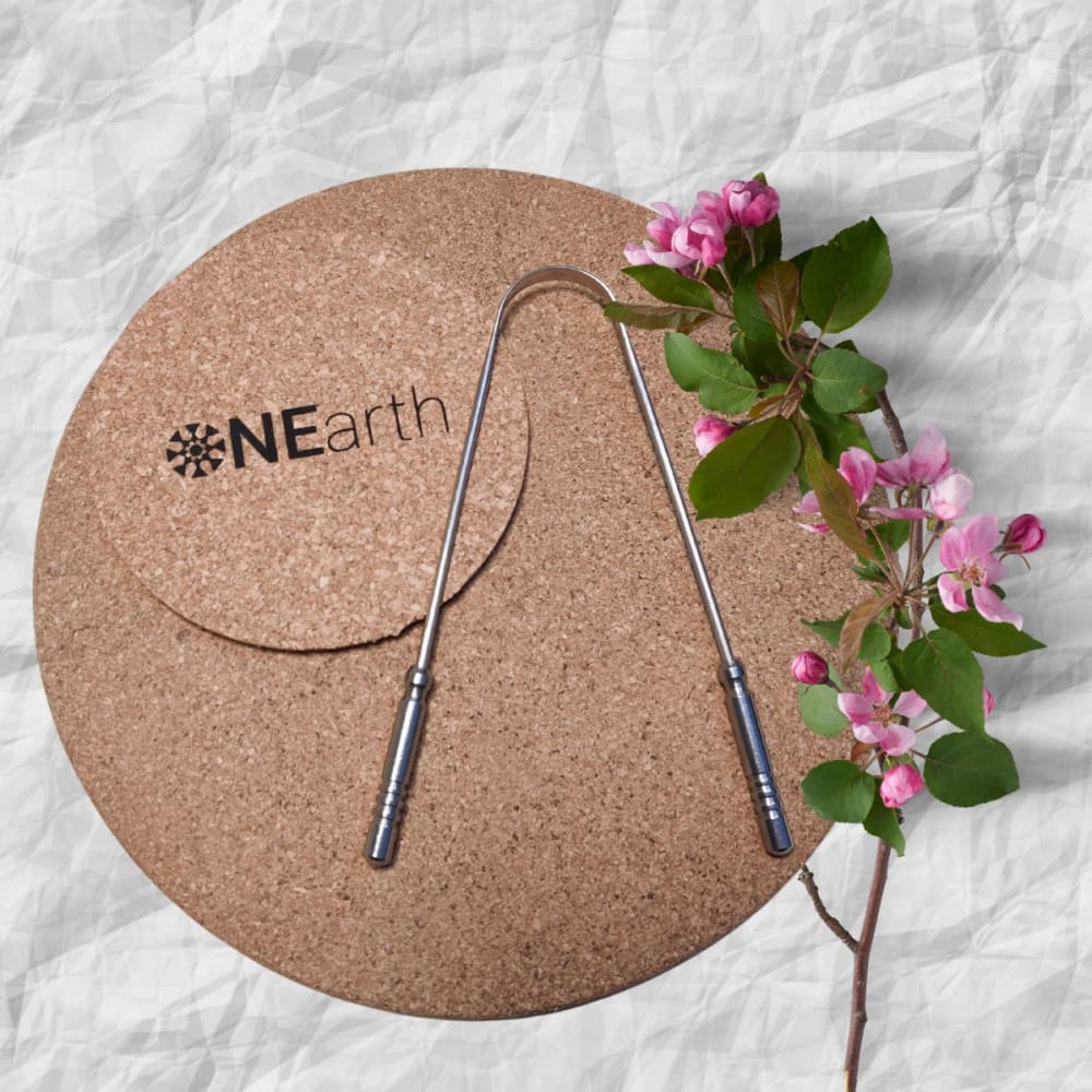 ONEarth Stainless Steel Tongue Cleaner - Set of 2