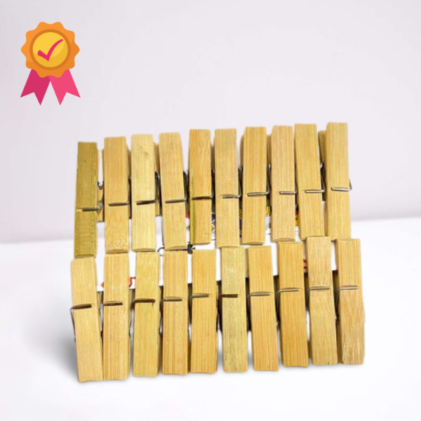 ONEarth Cloth Pegs (Bamboo) - Pack of 20