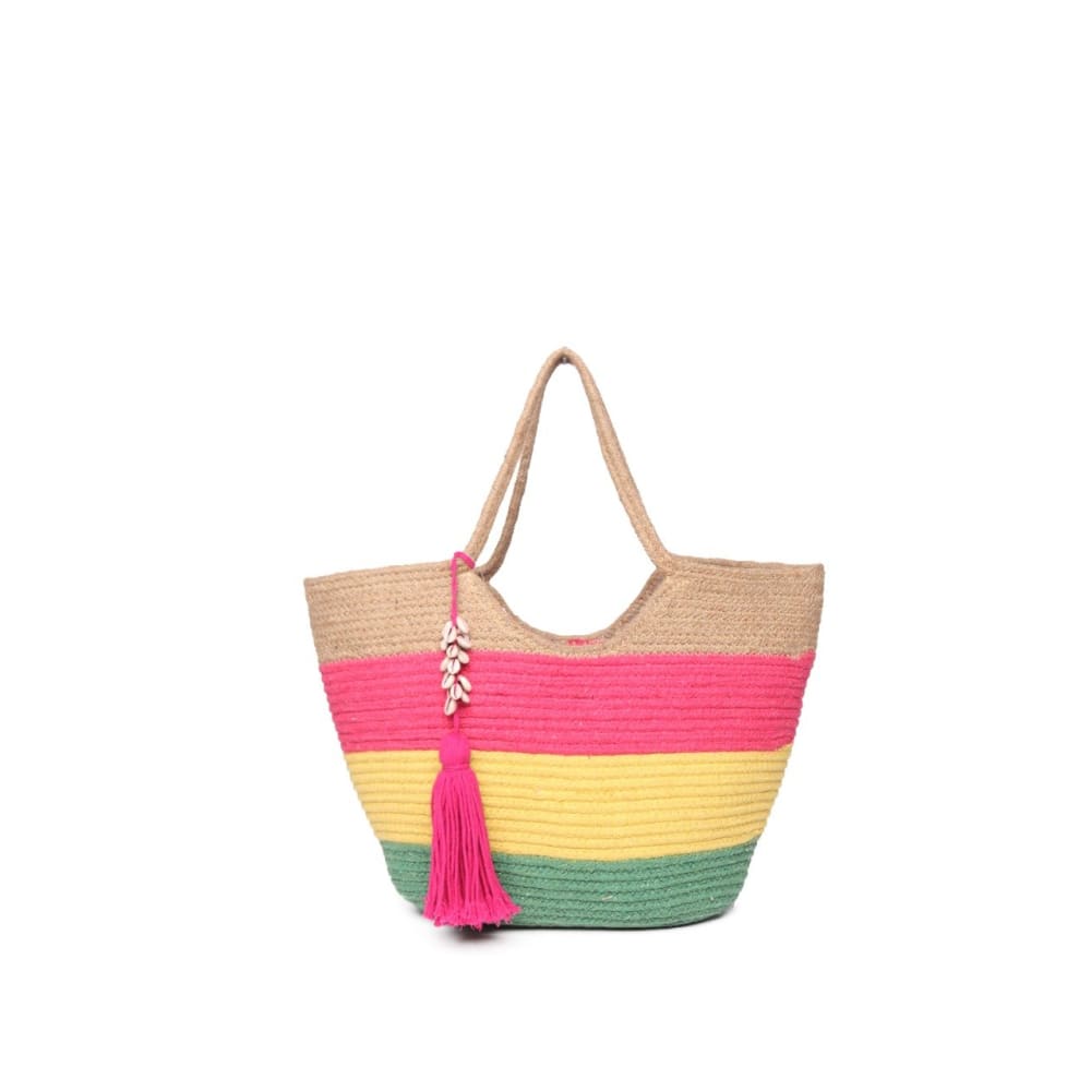 ONEarth Colourful Jute Tote Bag
