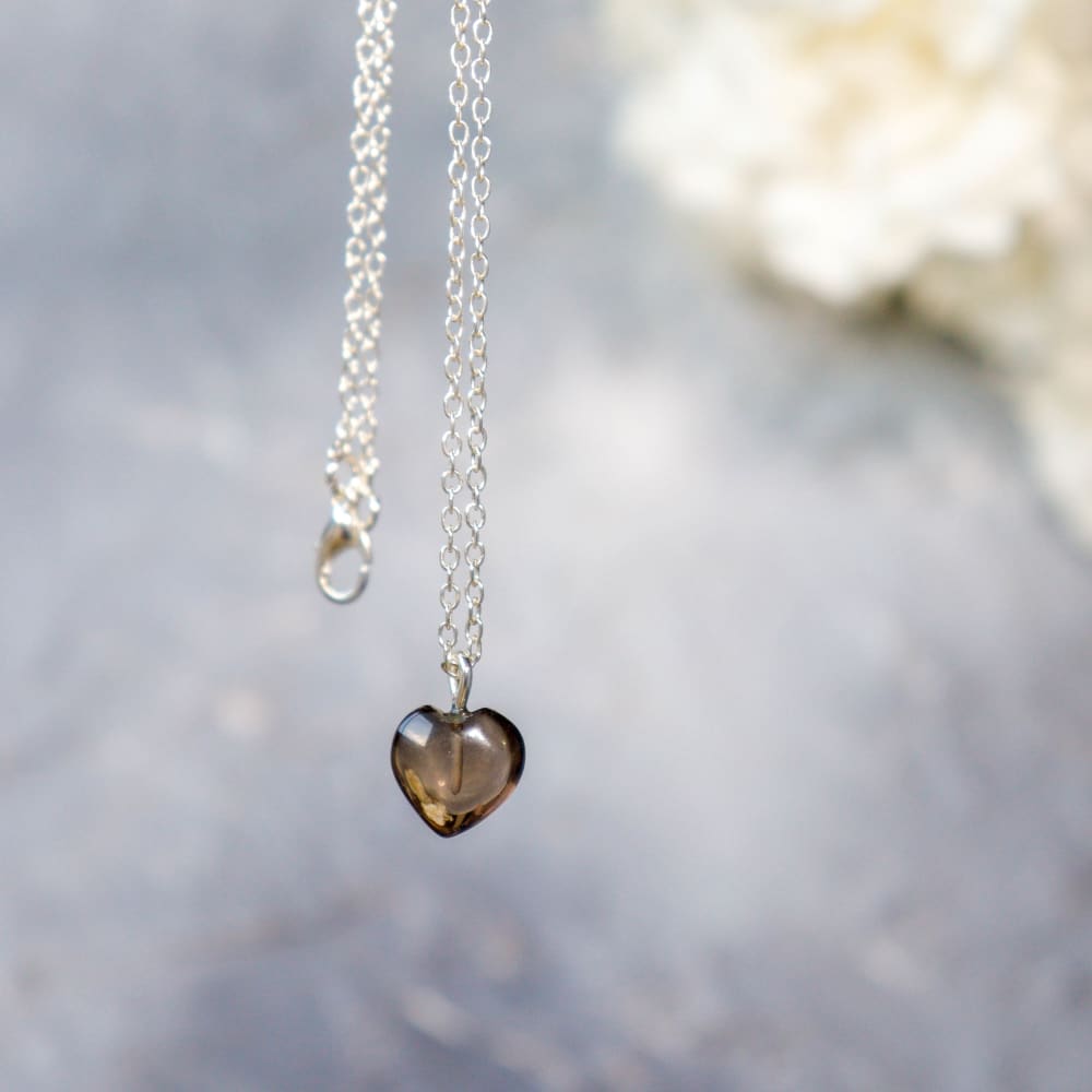 ONEarth Hessonite Stone Pendant with Silver Chain