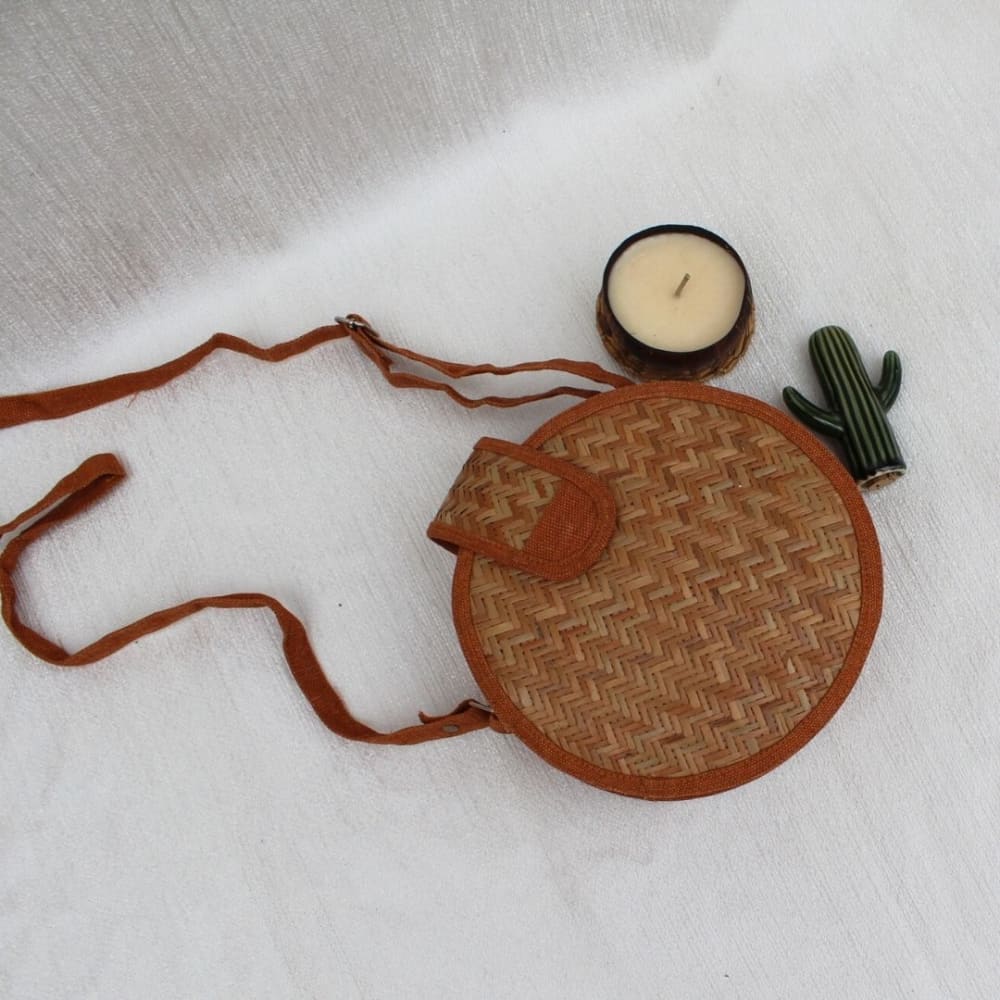 ONEarth Round Shital Pati Sling Bag