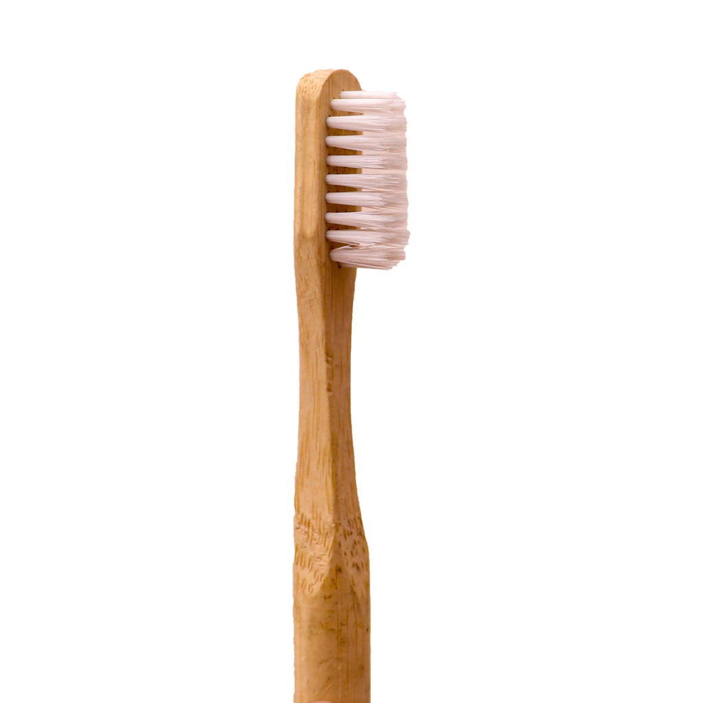ONEarth Bamboo  Round Handle Toothbrush Pack of 2