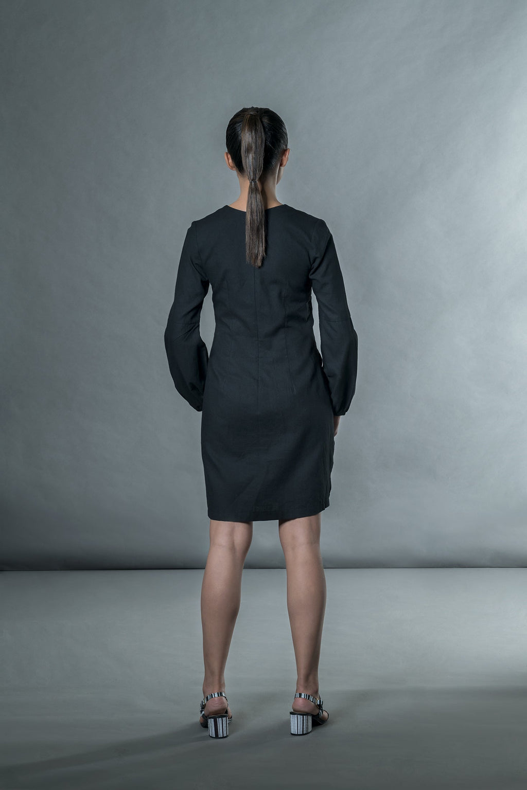 Anushe Pirani Women's Dress With Wave Pleats