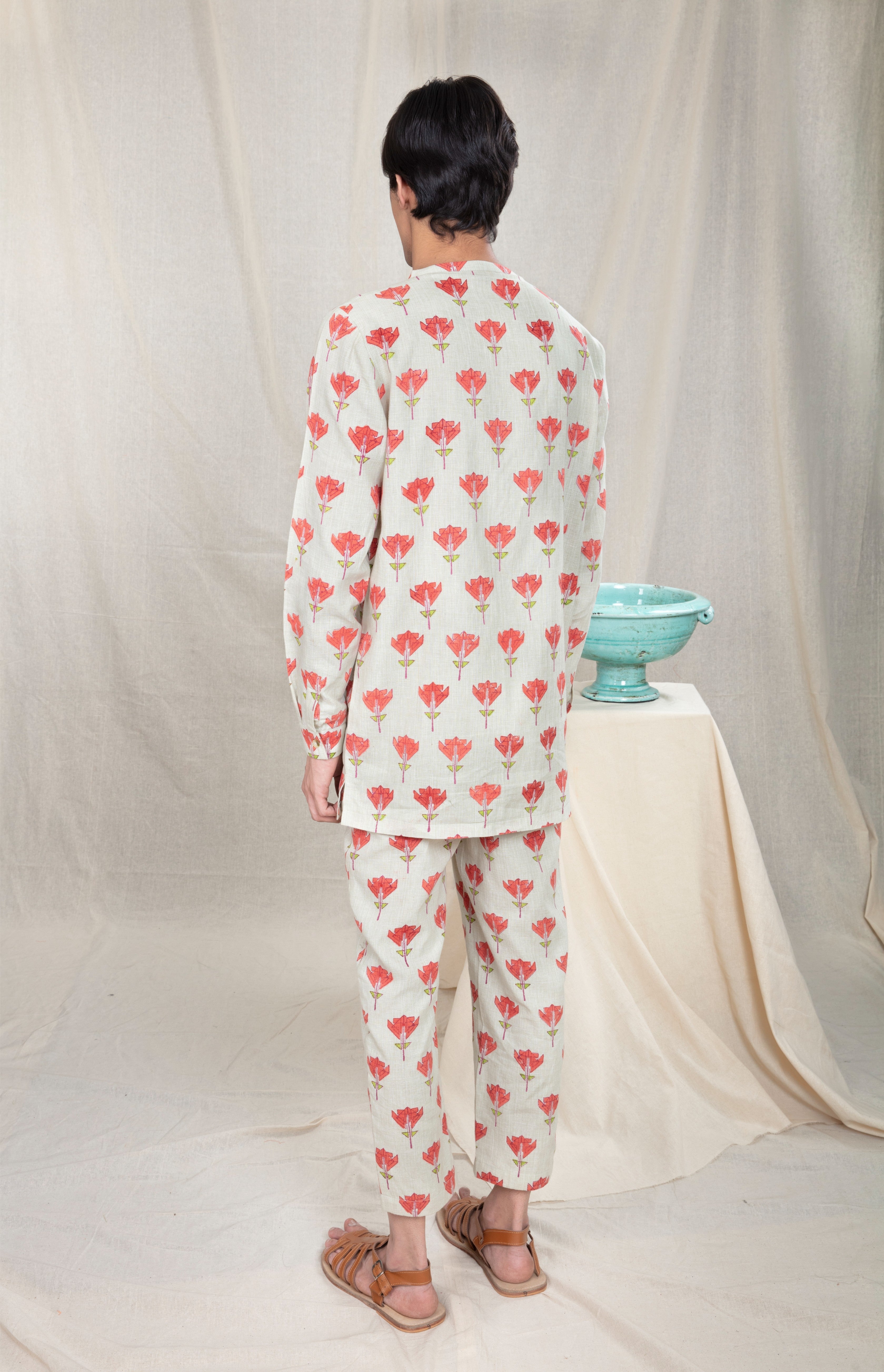 Anushe Pirani Mens Button-up Edge Shirt