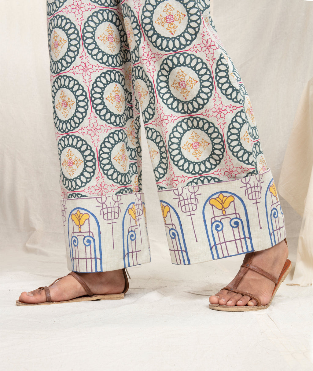 Anushe Pirani Womens Wide Legged Pants