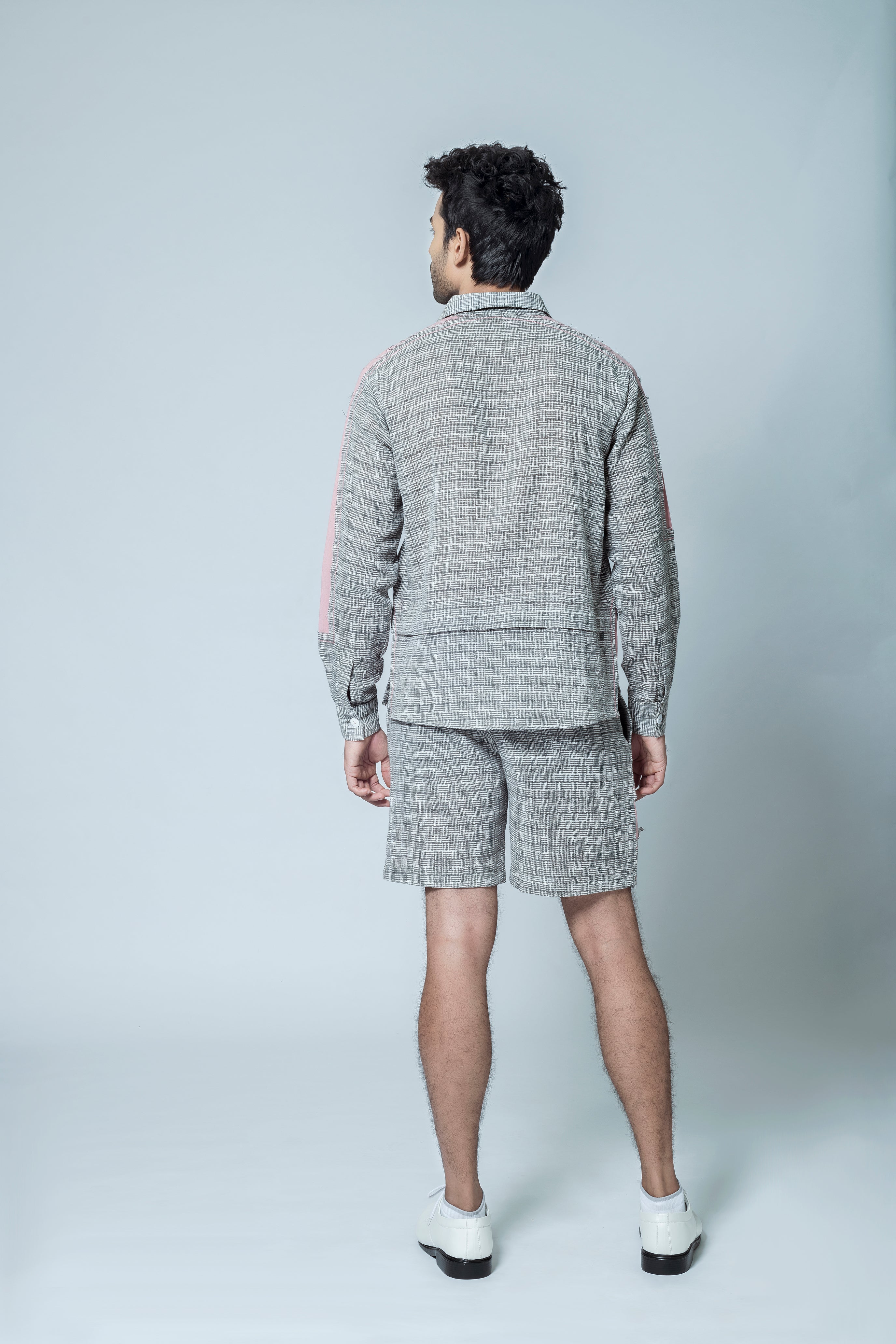 Anushe Pirani Men's Asymmetric Pocket Shirt