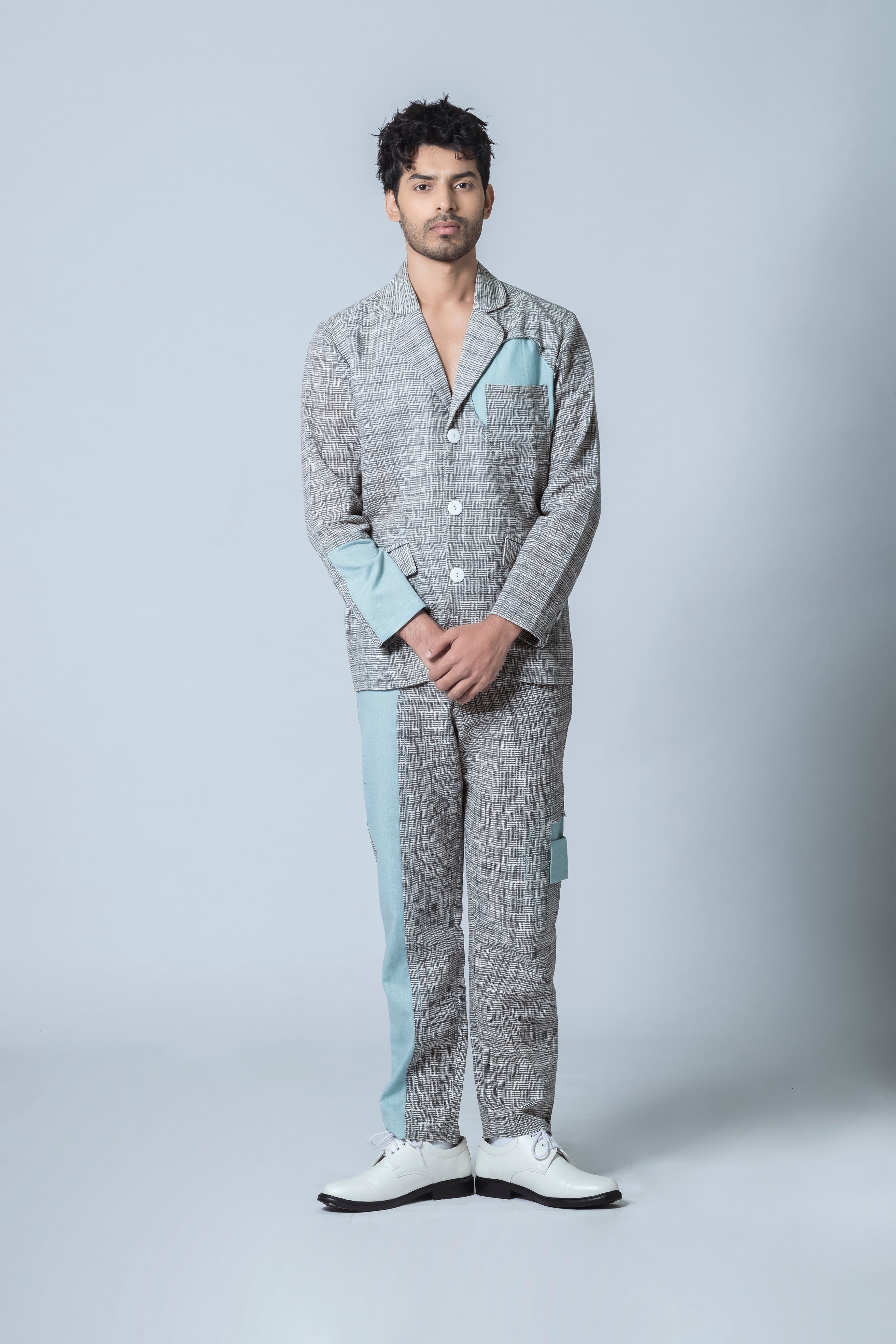 Anushe Pirani Men's Jacket With Patch Pocket