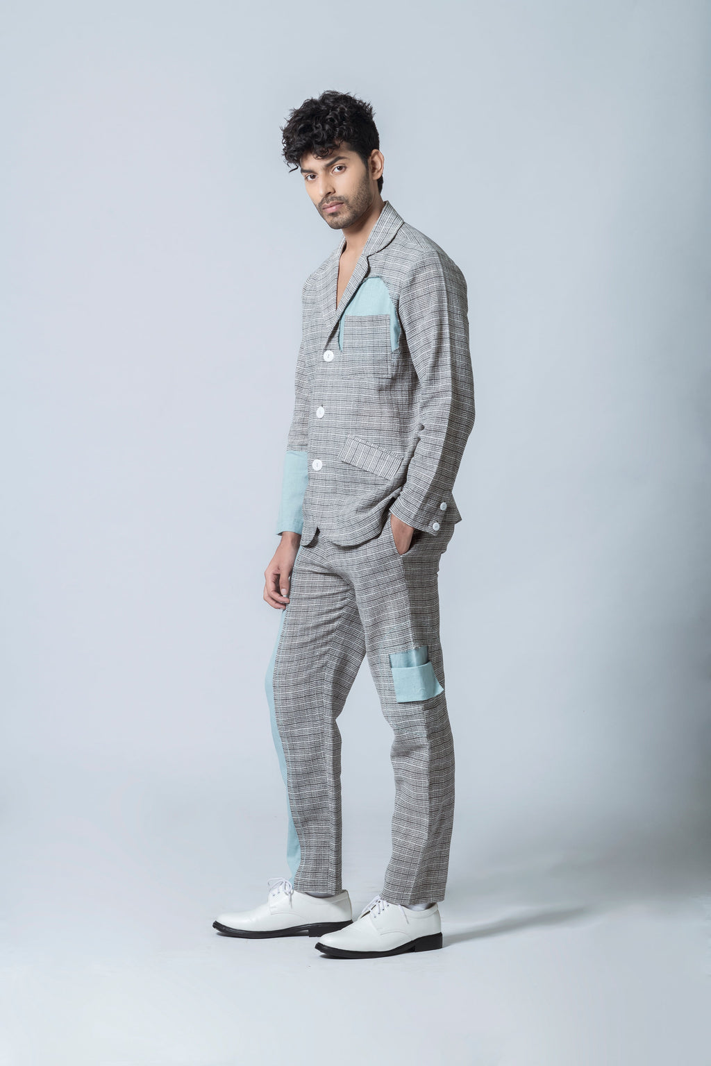 Anushe Pirani Men's Jacket With Patch Pocket