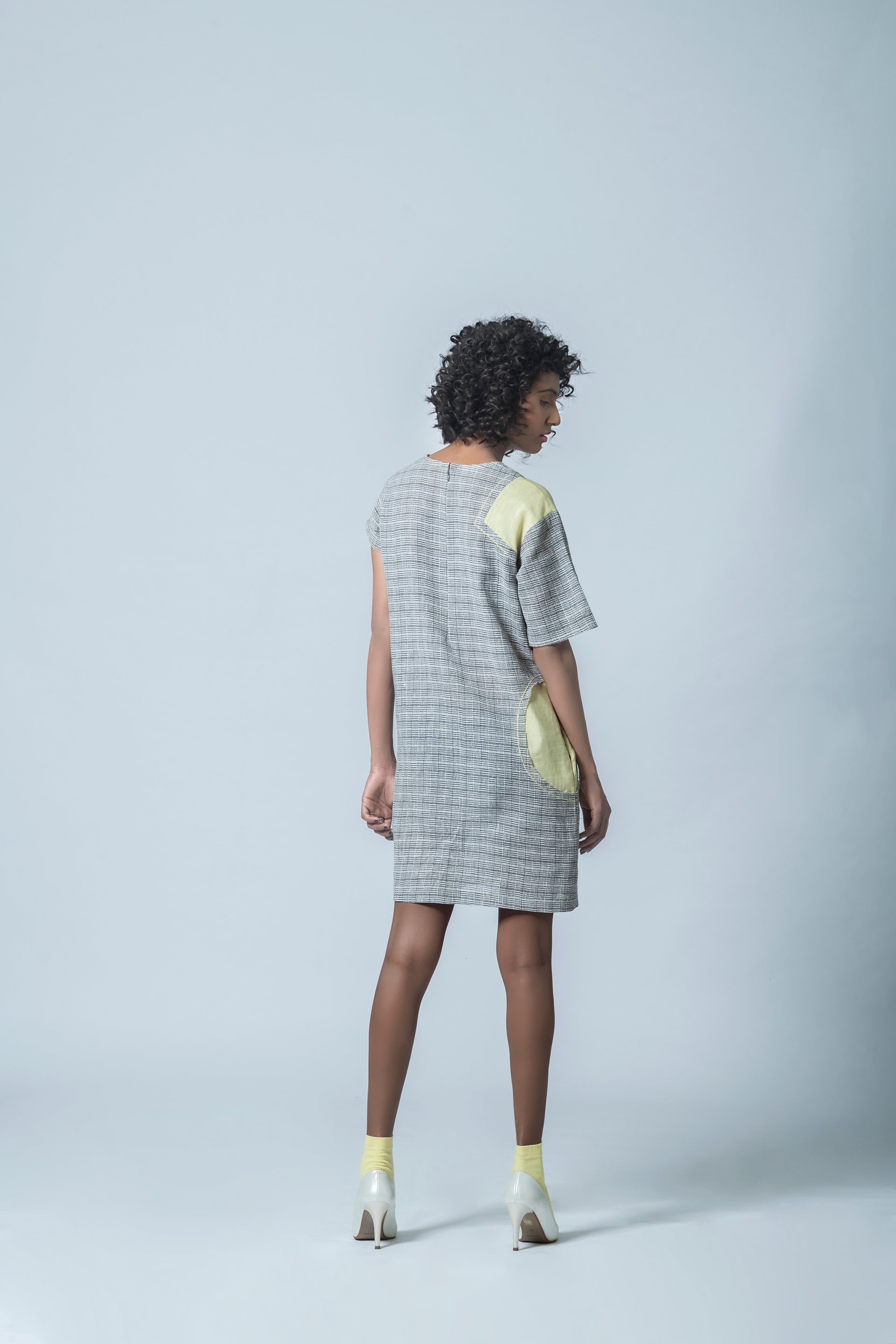 Anushe Pirani Women's Asymmetric Sleeve Dress