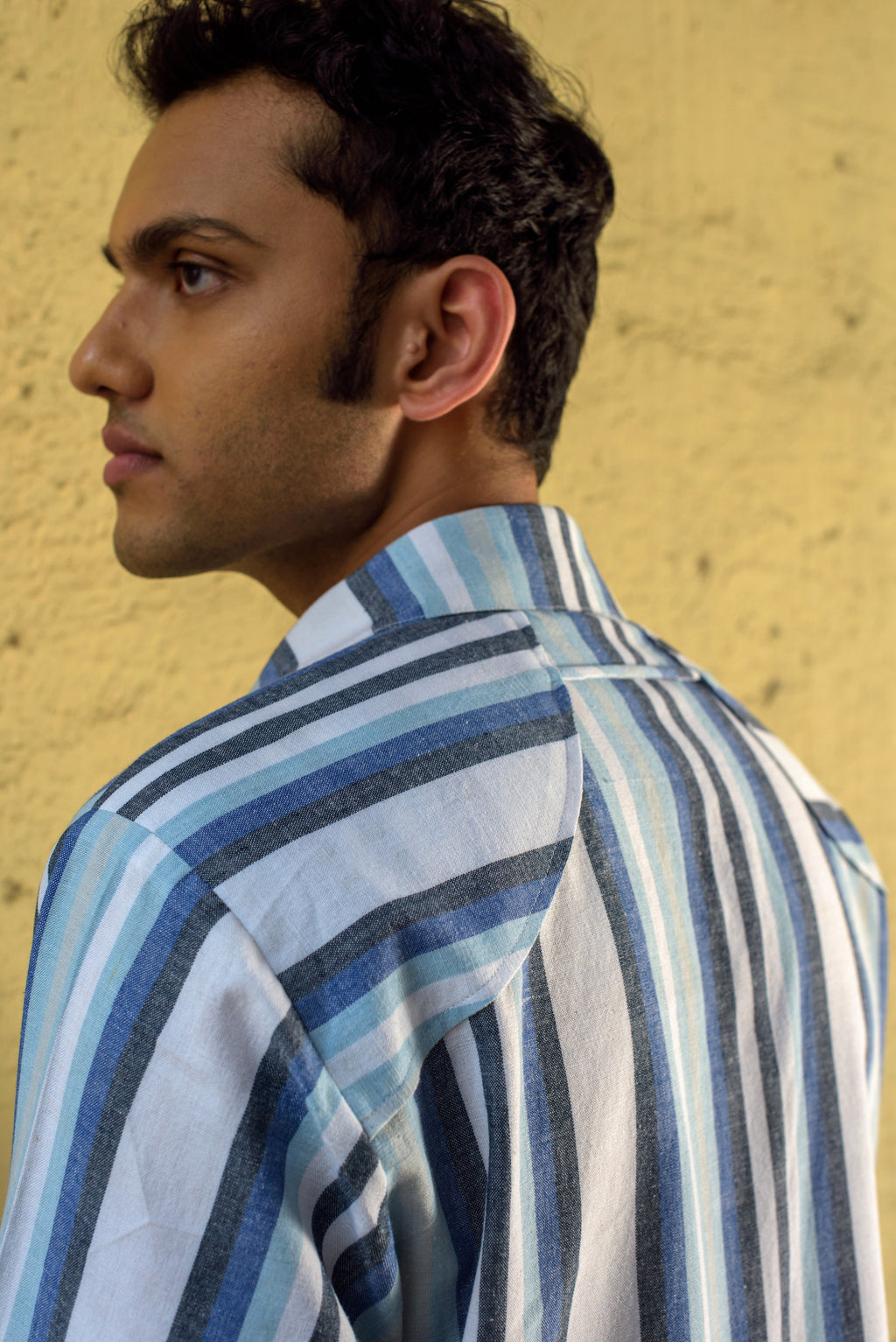 Anushe Pirani Mens Placket Detail Shirt