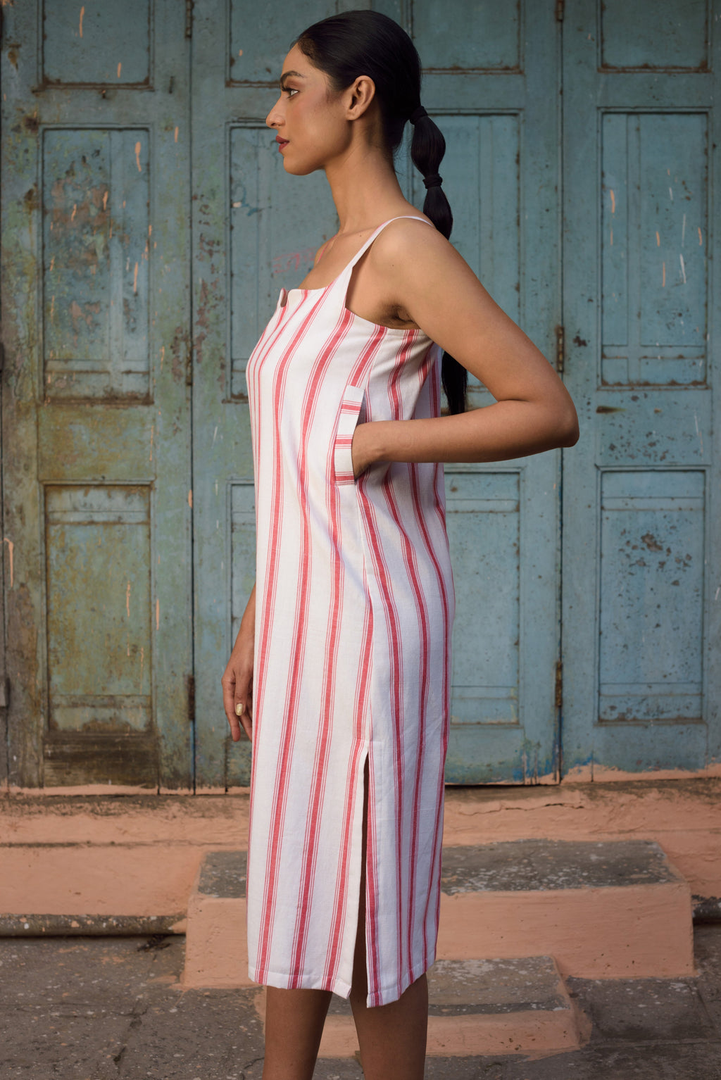 Anushe Pirani Womens Slip Dress