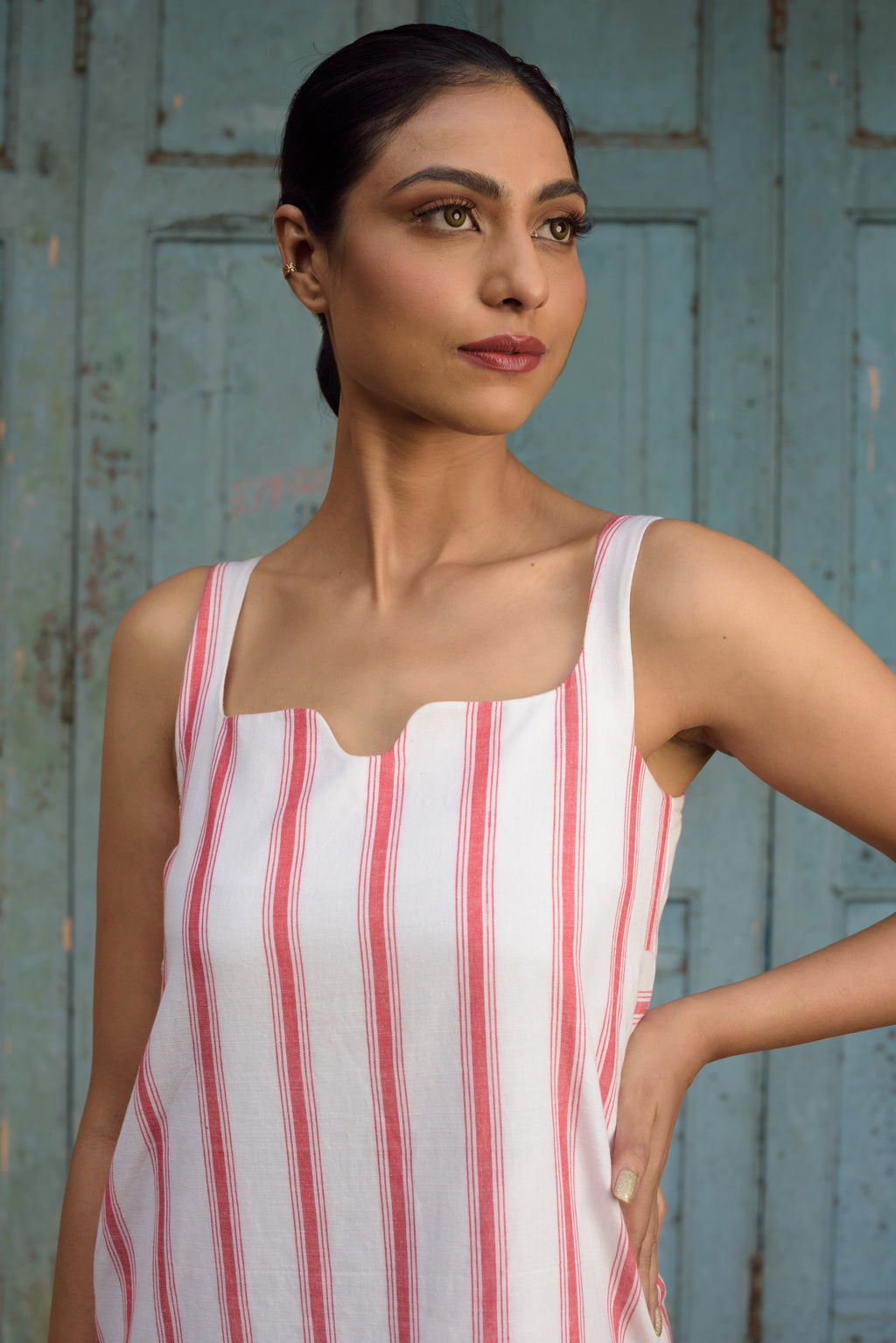 Anushe Pirani Womens Slip Dress