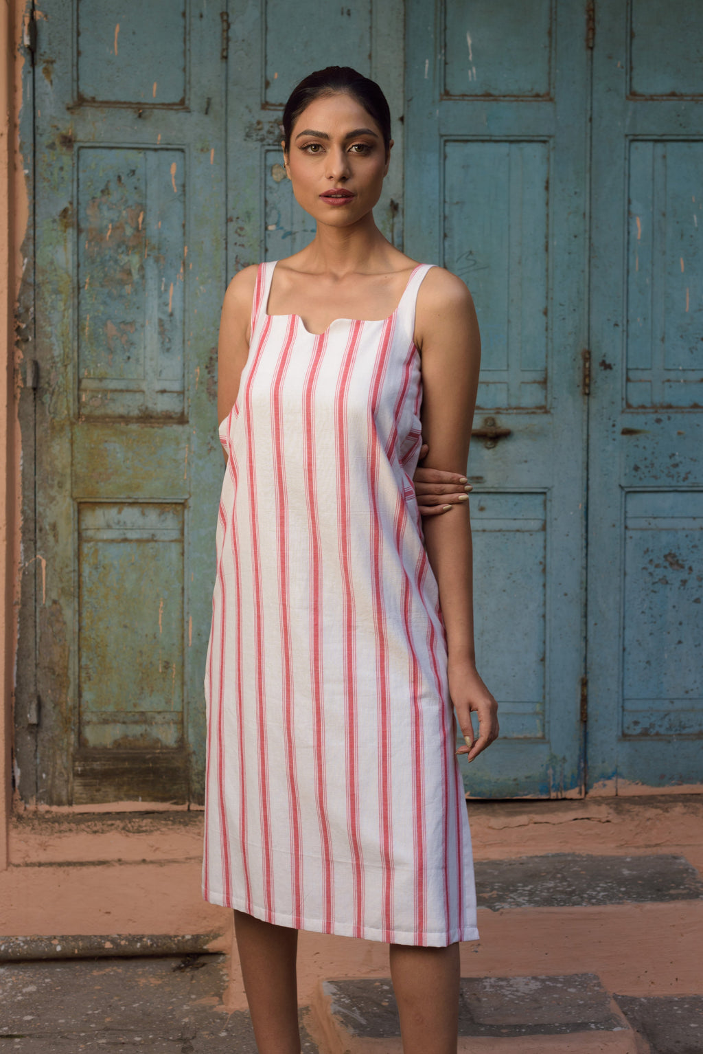 Anushe Pirani Womens Slip Dress