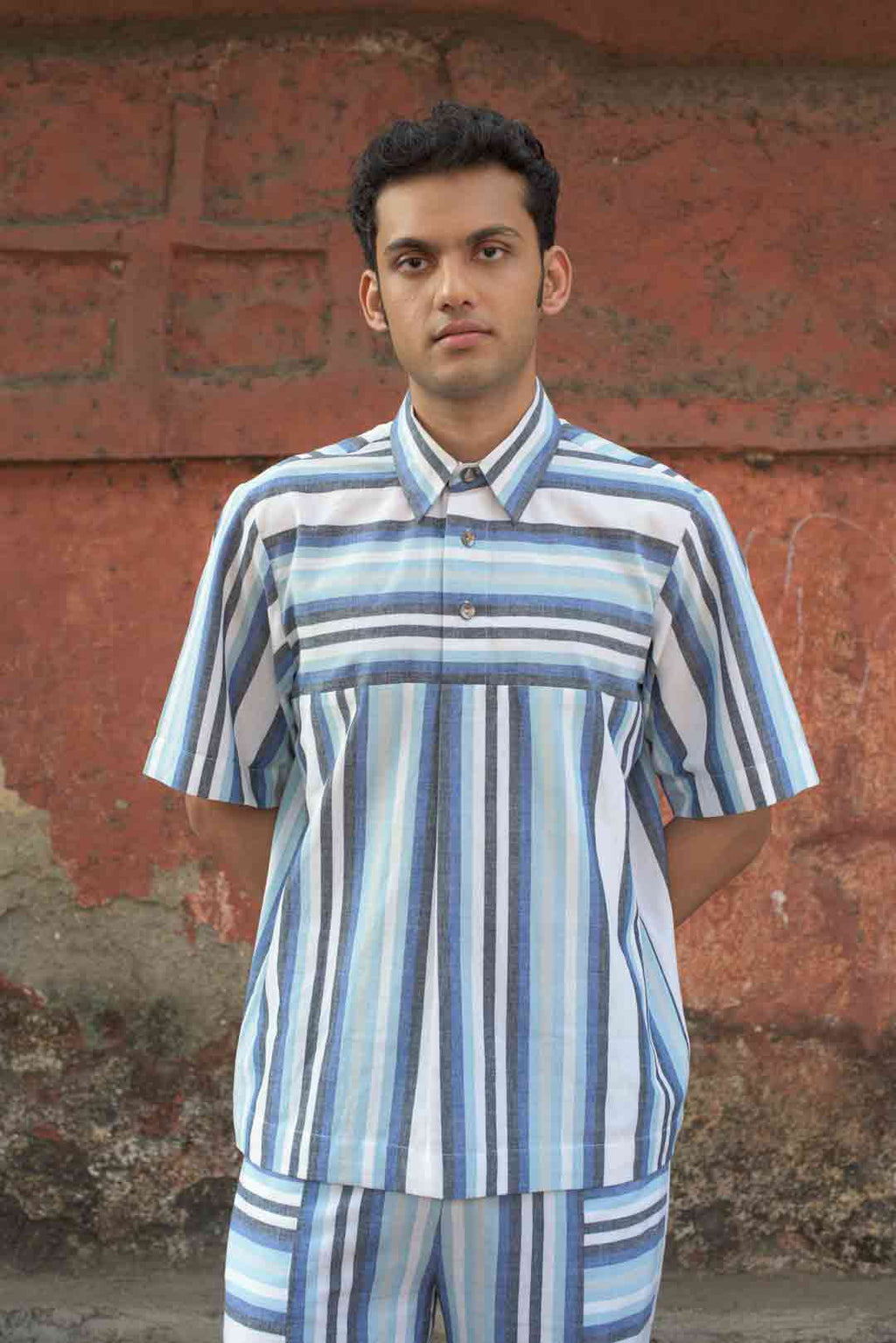 Anushe Pirani Men's Panelled T-shirt